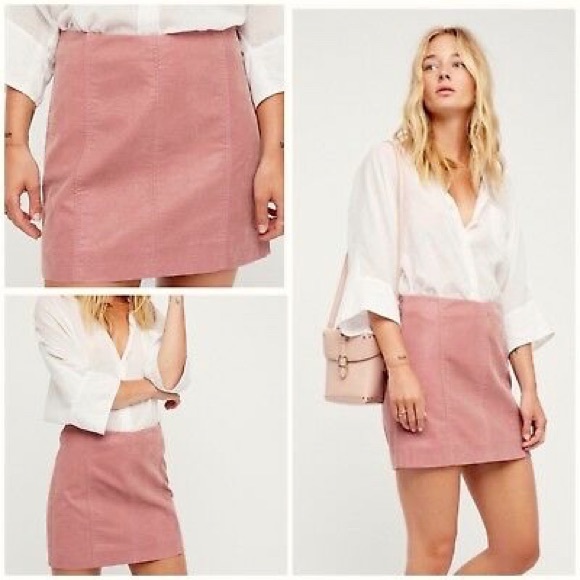 Free People | Modern Femme Vegan Suede Mini Skirt